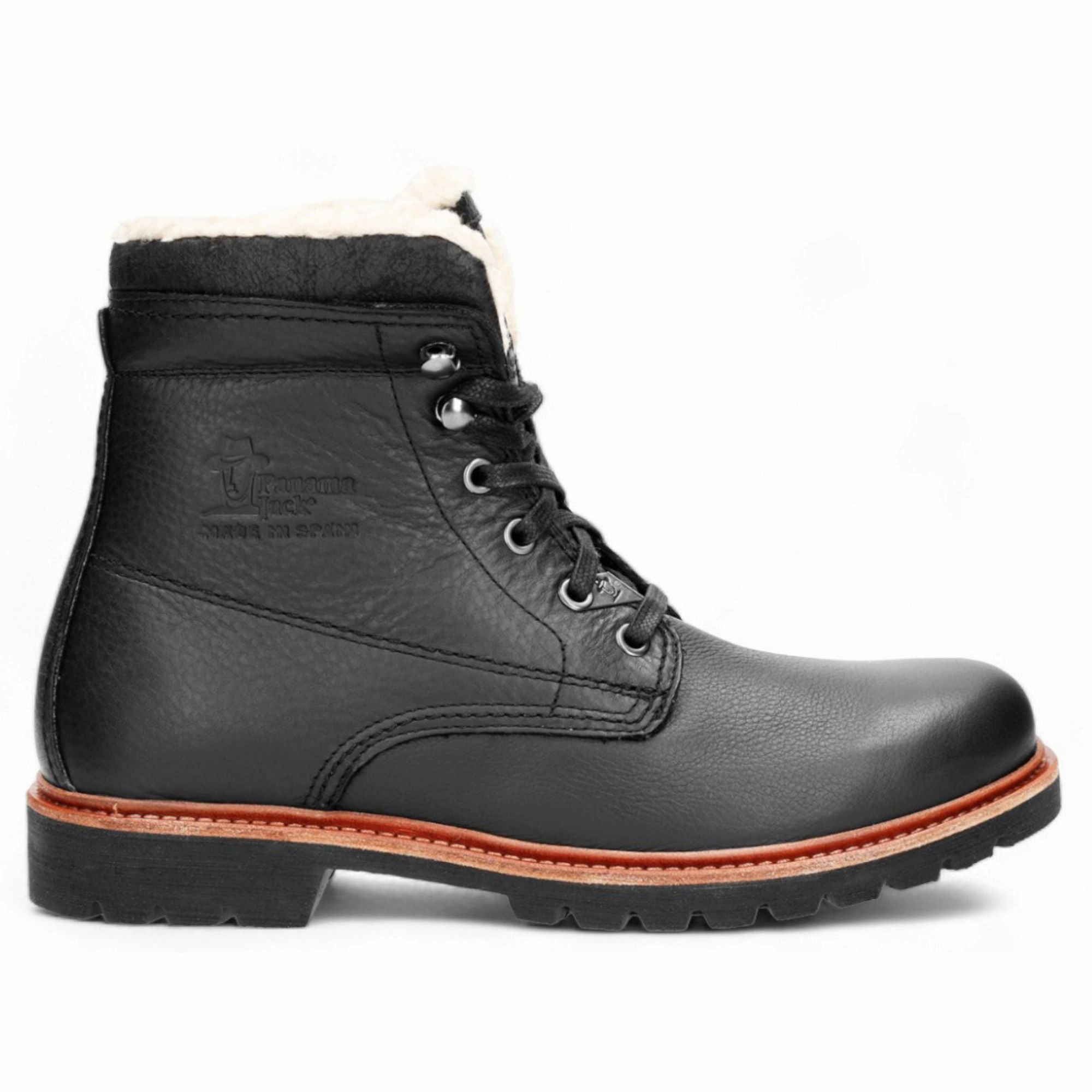 P03 Aviator - Men's Black Leather Ankle Boots Cheap Mens Boots & Chukkas