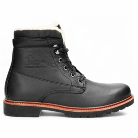 P03 Aviator - Men's Black Leather Ankle Boots Cheap Mens Boots & Chukkas