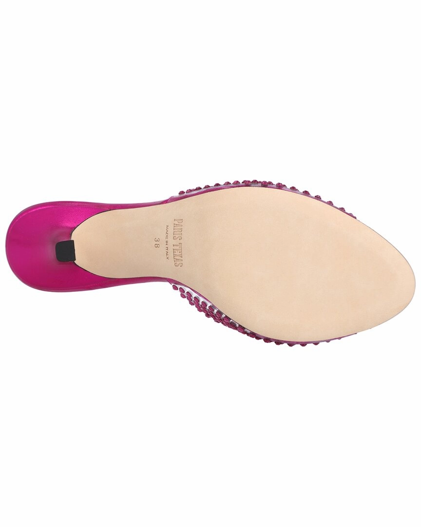 Paris Texas Croc Leather Sandal