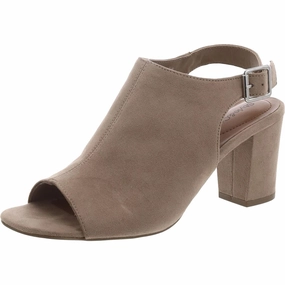 Pascaal Womens Faux Suede Peep Toe Shooties High-quality Womens Boots discount