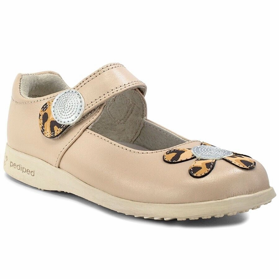 Pediped Flex Chloe RS7089 Sandals Girls US 10 Beige Round Toe Mary Jane ZPO2074 Girls Athletic Shoes on sale