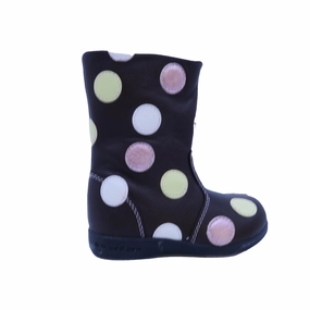 Pediped Girls Brown | Polka Dots Boots Discount Boys Sports Shoes online