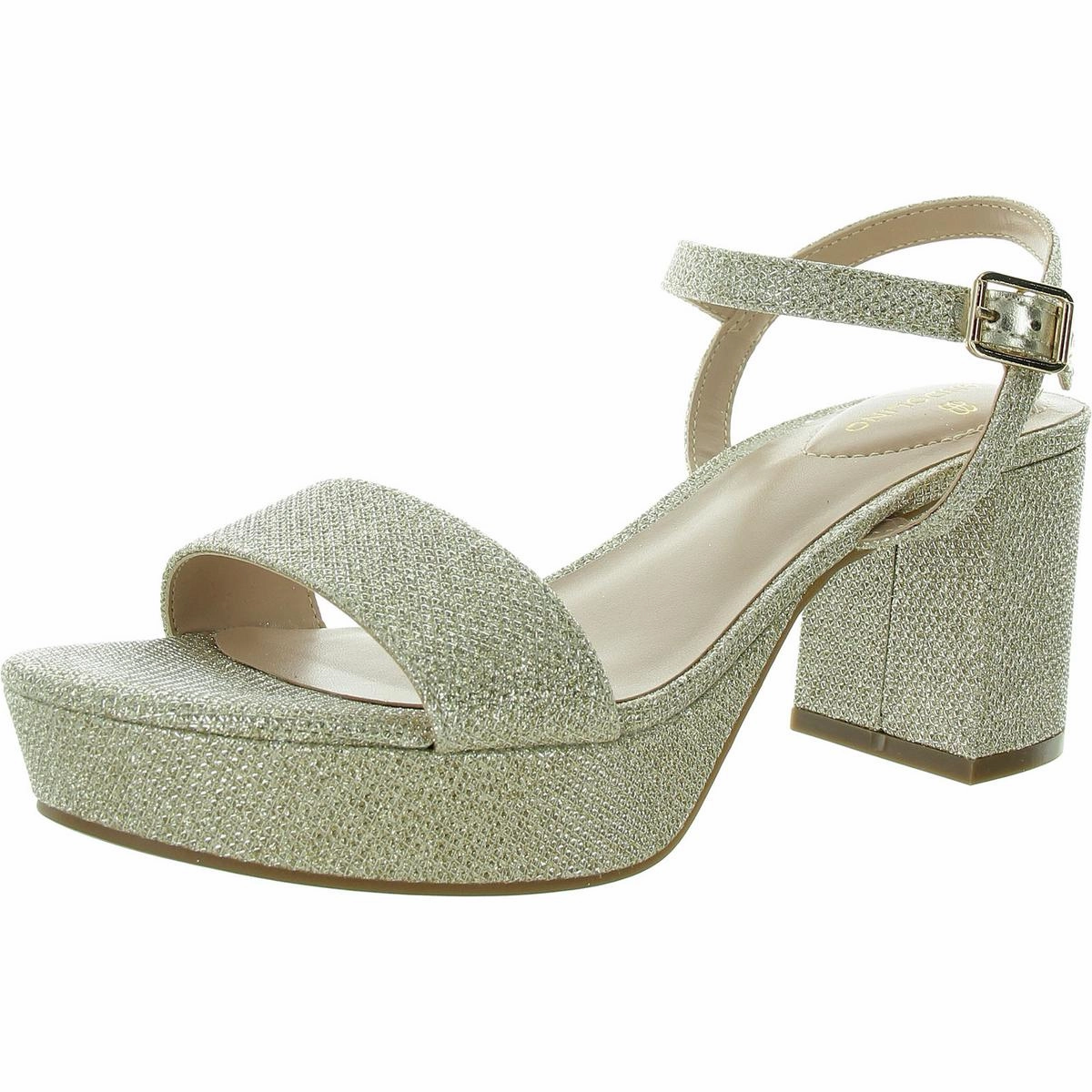 Pennie 2 Womens Faux Suede Ankle Strap Slingback Sandals