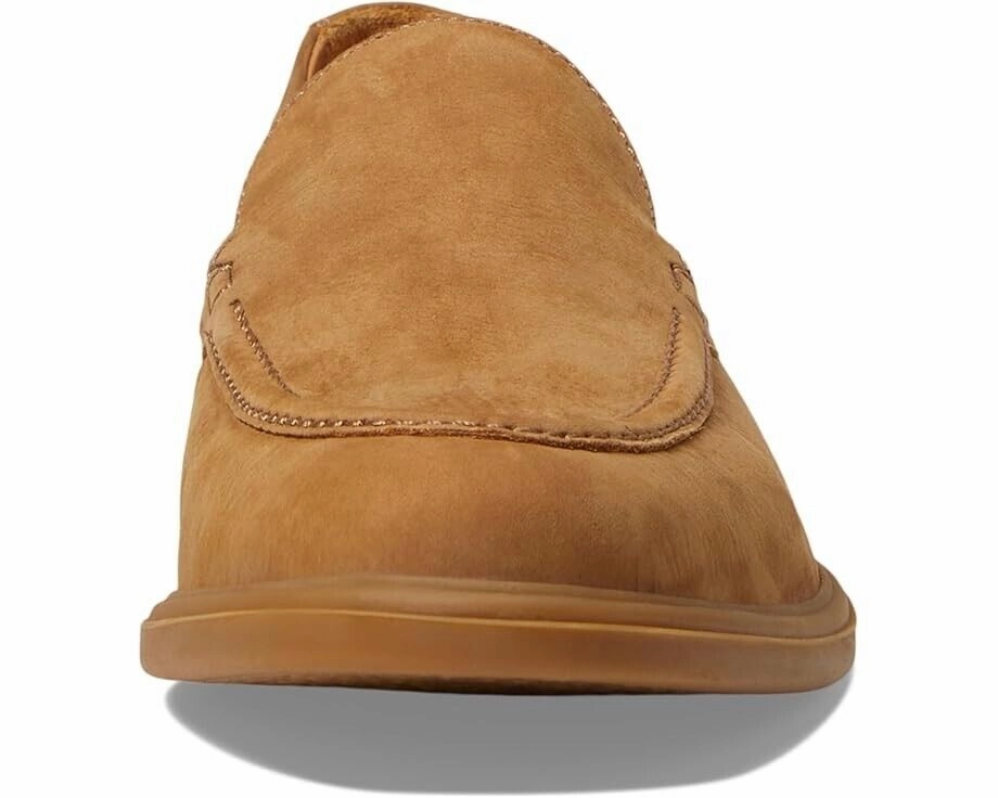 Peter Millar Excursionist Nubuck Venetian Men's 13 Brown Leather Loafers KHD034