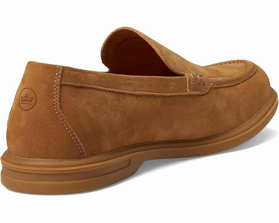 Peter Millar Excursionist Nubuck Venetian Men's 13 Brown Leather Loafers KHD034