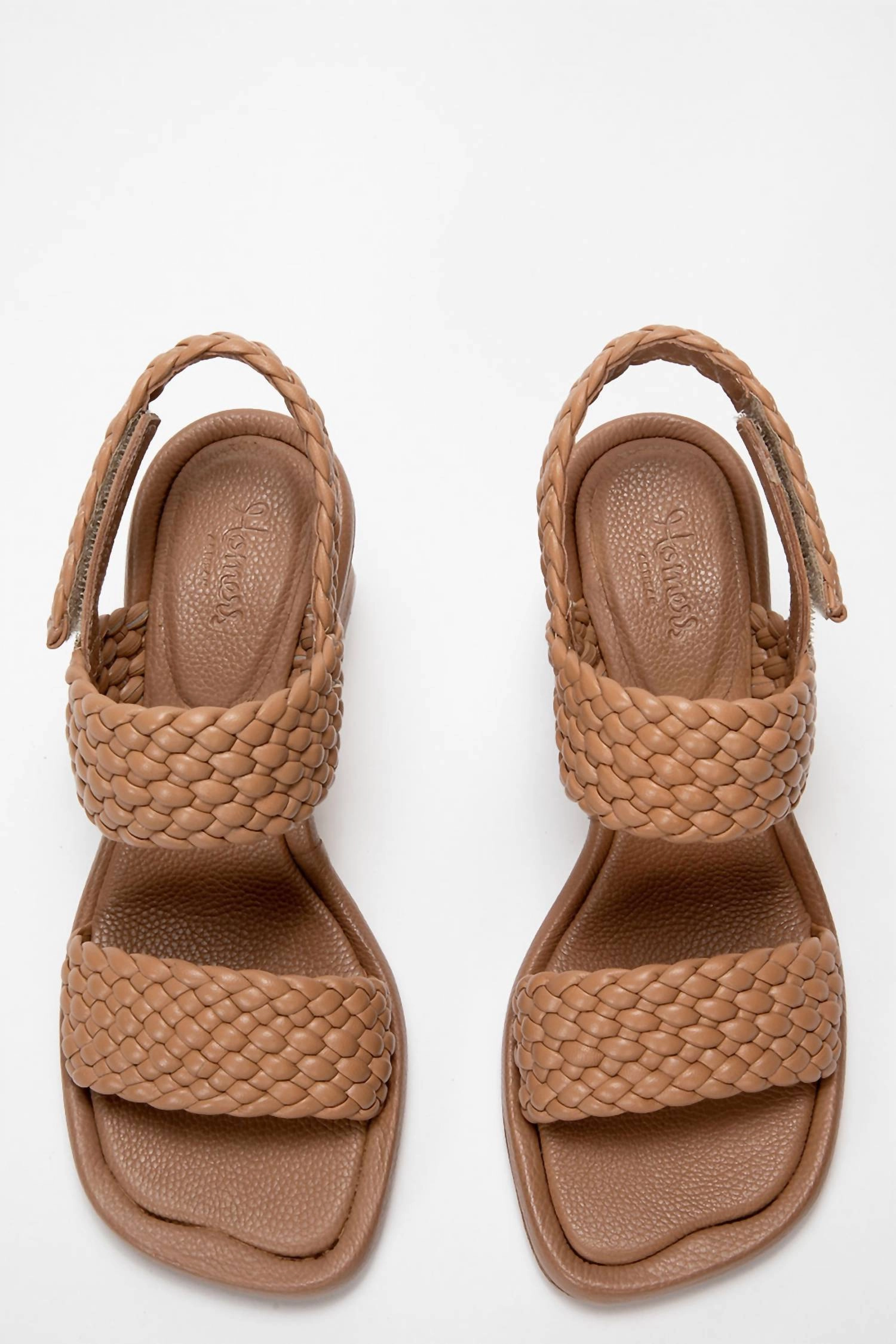 Pina Heeled Sandal In Trenza Miel