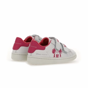 Pink Trim Mickey Velcro Sneakers Discount Girls Shoes with deals