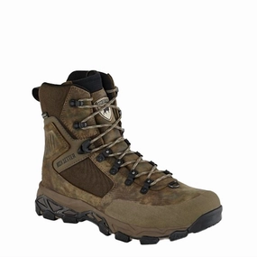 Pinnacle 9" 400G (Wide Width) In Brown/ Green Camo Mens Winter & Rain Boots clearance