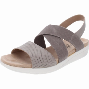 Plush Womens Canvas Slingback Flat Sandals Summer Womens Sandals clearance