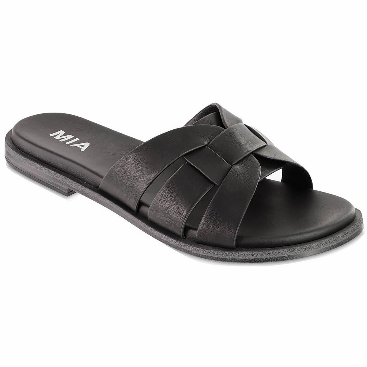 POLIANA Womens Faux Leather flats Flatform Sandals Womens Sandals with big discounts
