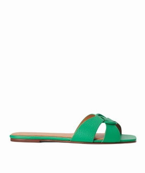 Polo Ralph Lauren pebbled leather O-Ring sandal Womens Shoes cheap promo