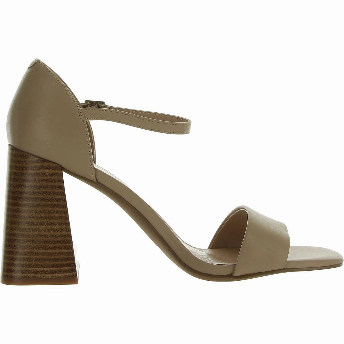 POP STAR Womens Leather Round toe Block Heel