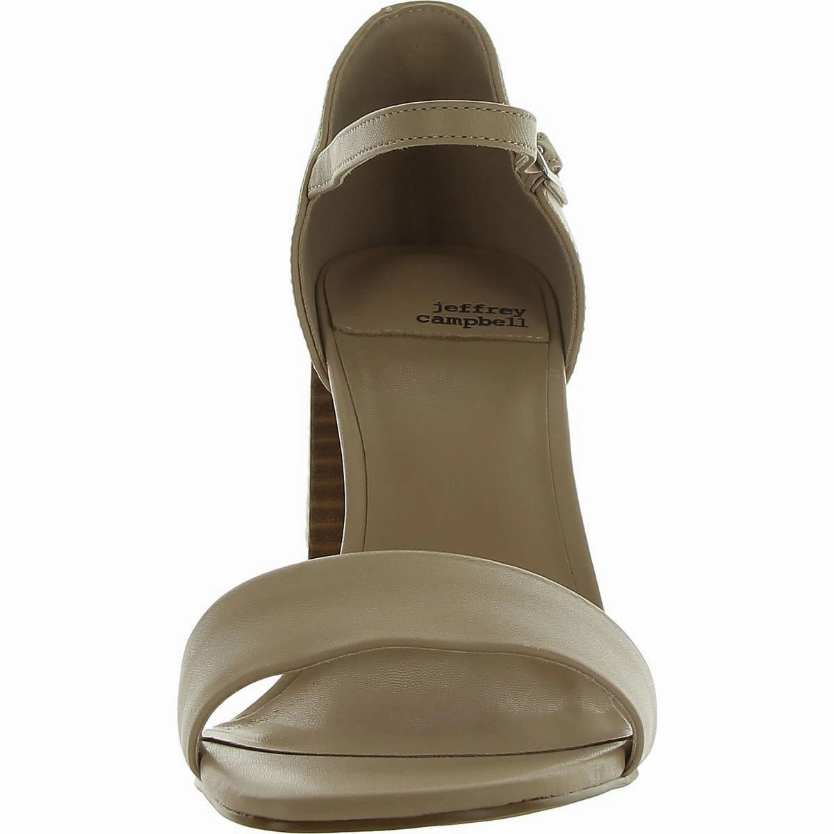 POP STAR Womens Leather Round toe Block Heel