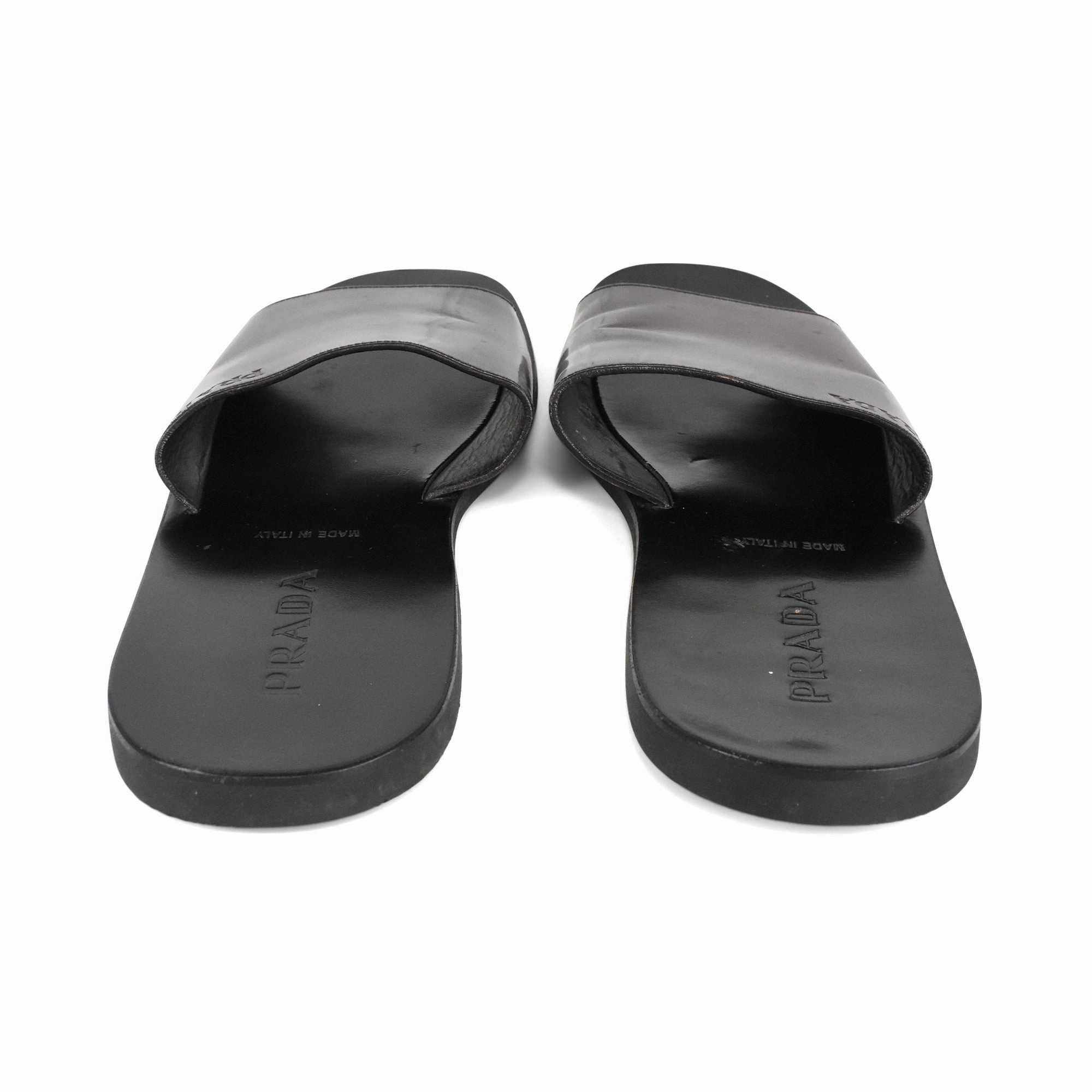 Prada Leather Slides - Men's 10