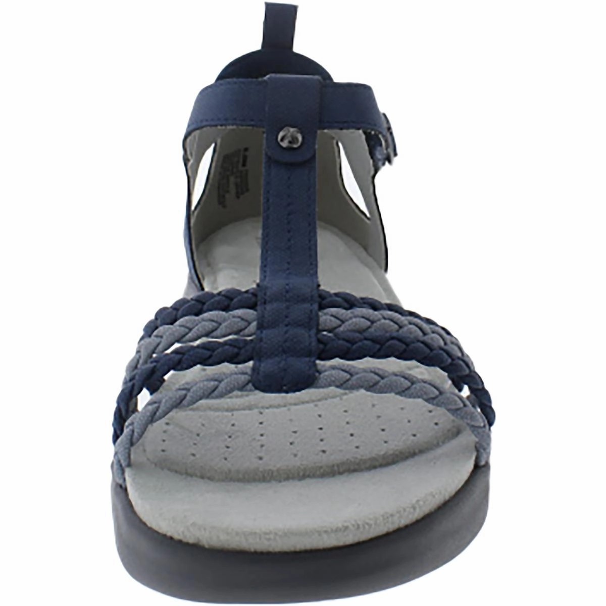 Prague Womens Faux Leather Buckle Sport Sandals