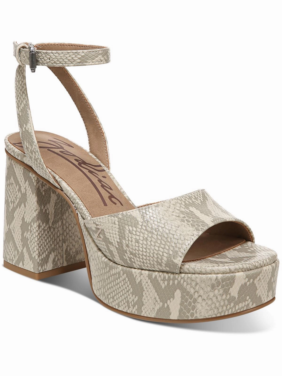 Priya Womens Denim Ankle Strap T-Strap Sandals