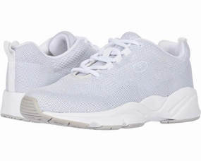 Propet Stability Fly Sneakers Women's US 5.5 White Silver Lifestyle Shoes FZP325 Athletic Shoes for Women discount
