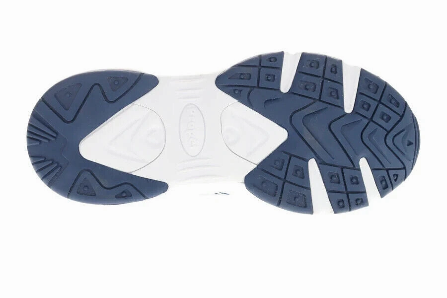 Propet Stability Walker M2034WN Sneakers Men 11 White Navy Athletic Shoes ZPO671 (White,11)