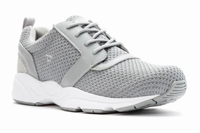 Propet Stability X MAA012M-020 Sneakers Mens 7 Light Grey Athletic Shoes KHD1217 Mens Athletic Shoes clearance sale