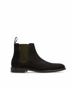 PS Paul Smith Cedric dark brown Chelsea boots Mens Shoes online flash sale