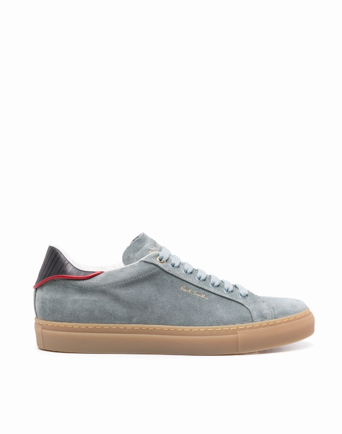 PS Paul Smith logo-print suede sneakers Mens Shoes online flash sale