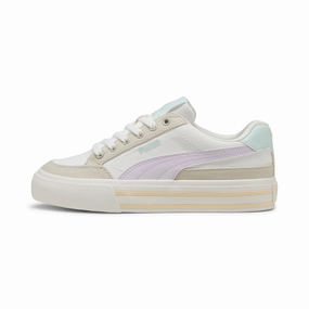 PUMA Big Kids' Court Classic Vulc Formstrip Sneakers Athletic Sneakers for Boys cheap