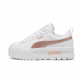 PUMA Big Kids' Girls' Mayze Glitter Sneakers Stylish Girls Shoes outlet