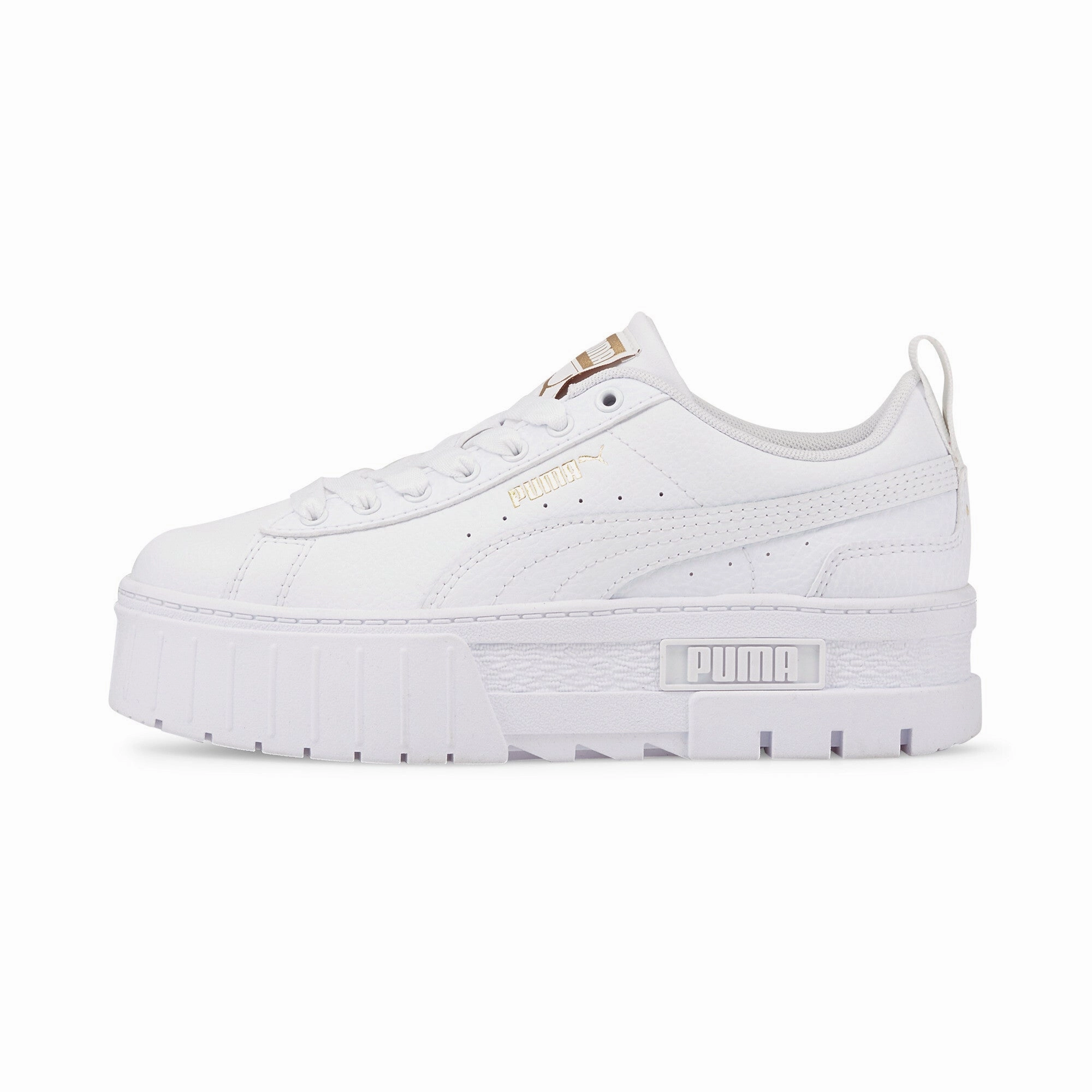 PUMA Big Kids' Girls' Mayze Leather Sneakers Girls Athletic Shoes on sale