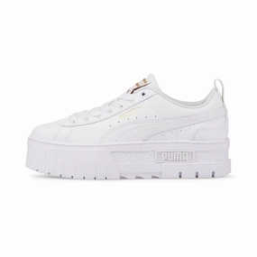 PUMA Big Kids' Girls' Mayze Leather Sneakers Girls Athletic Shoes on sale