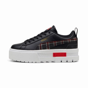 PUMA Big Kids' Girls' Mayze Winter Tartan Sneakers Girls Athletic Shoes on sale
