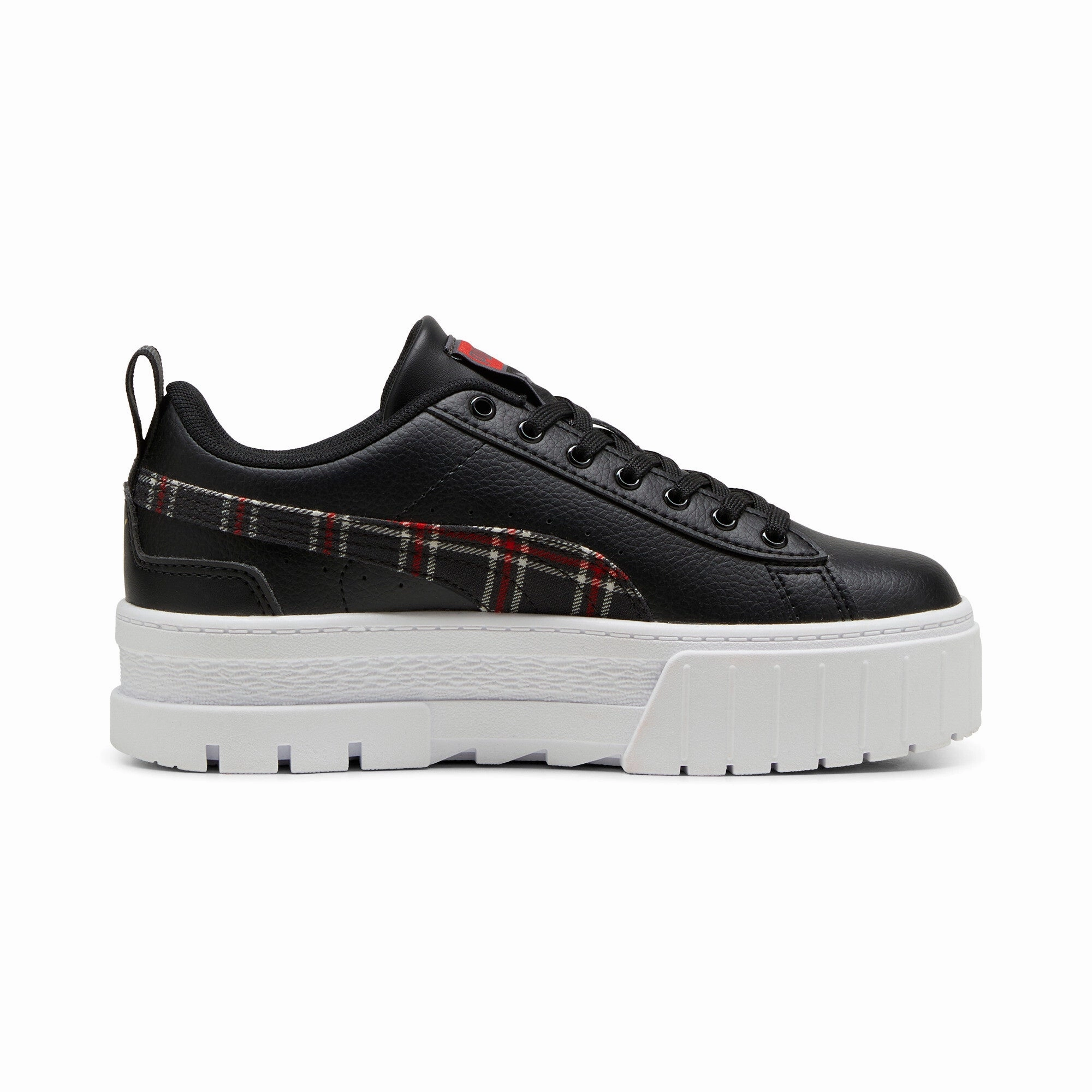 PUMA Big Kids' Girls' Mayze Winter Tartan Sneakers