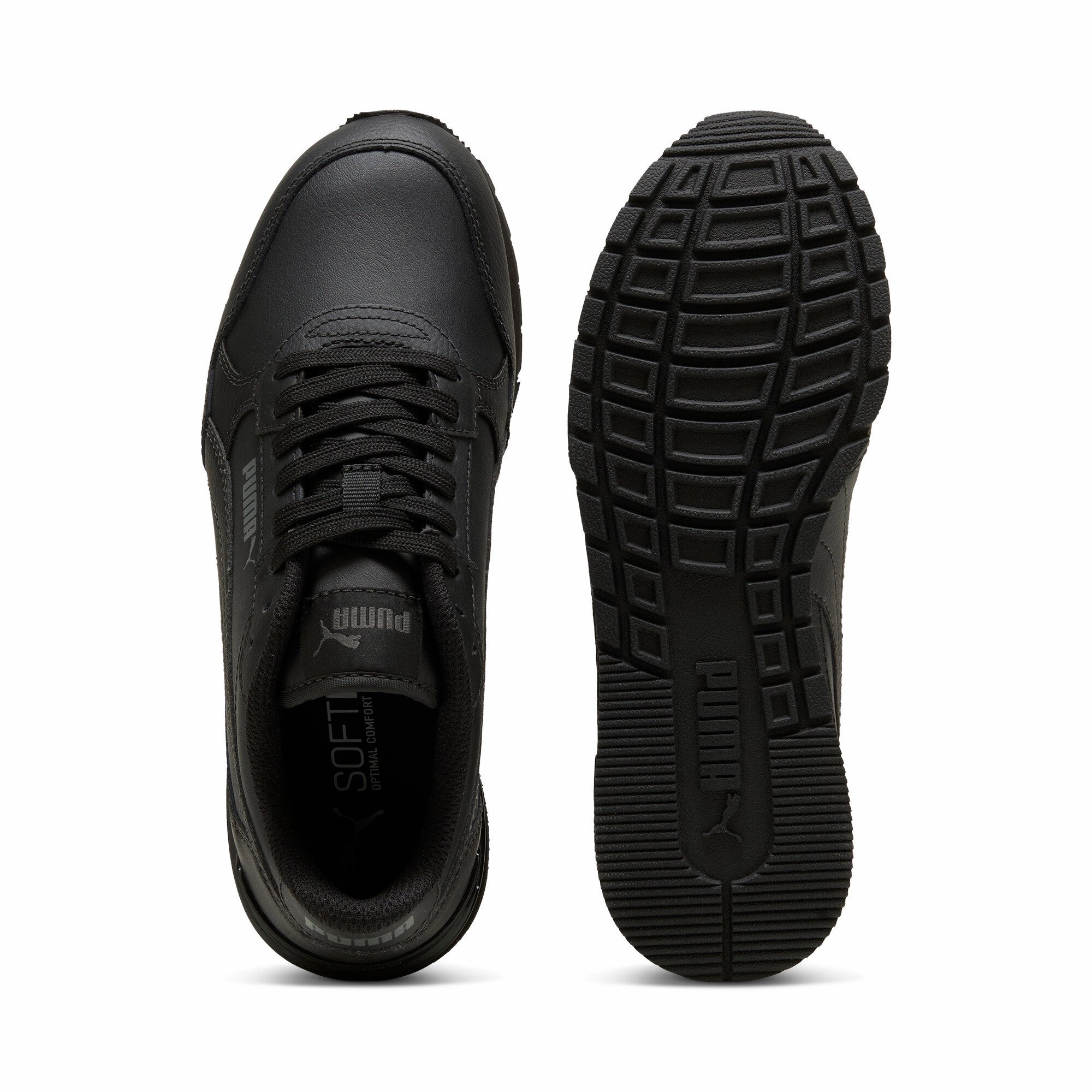 PUMA Big Kids' ST Runner v4 Leather Sneakers