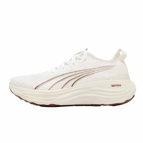 Puma ForeverRun Nitro Knit Warm White/Teak  379140-08 Women's Athletic Shoes for Women discount