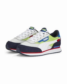 PUMA Future Rider Splash PS Leather Sneaker Girls Athletic Shoes on sale