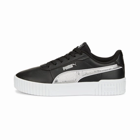 PUMA Junior Girls' Carina 2.0 Glitzy Sneakers Big Girls Athletic Shoes on sale