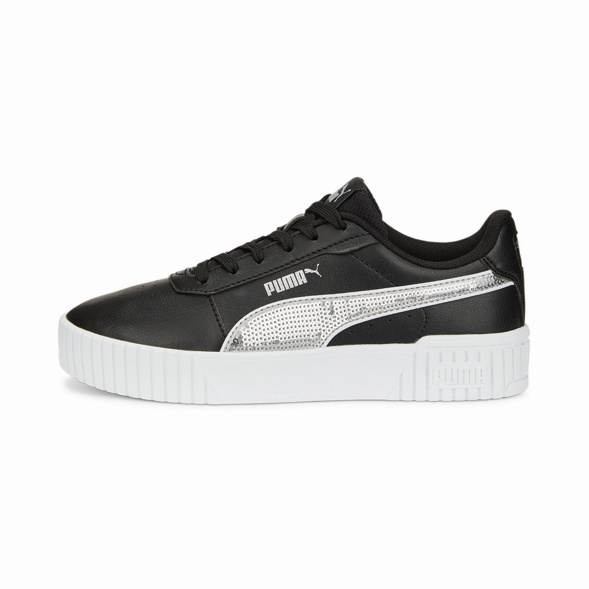 PUMA Junior Girls' Carina 2.0 Glitzy Sneakers Big Girls Athletic Shoes on sale