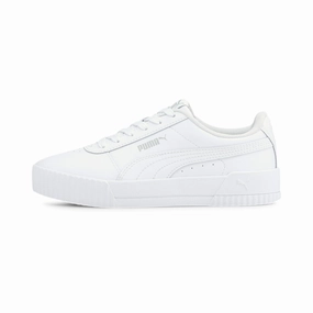 PUMA Junior Girls' Carina Sneakers Girls Athletic Shoes on sale