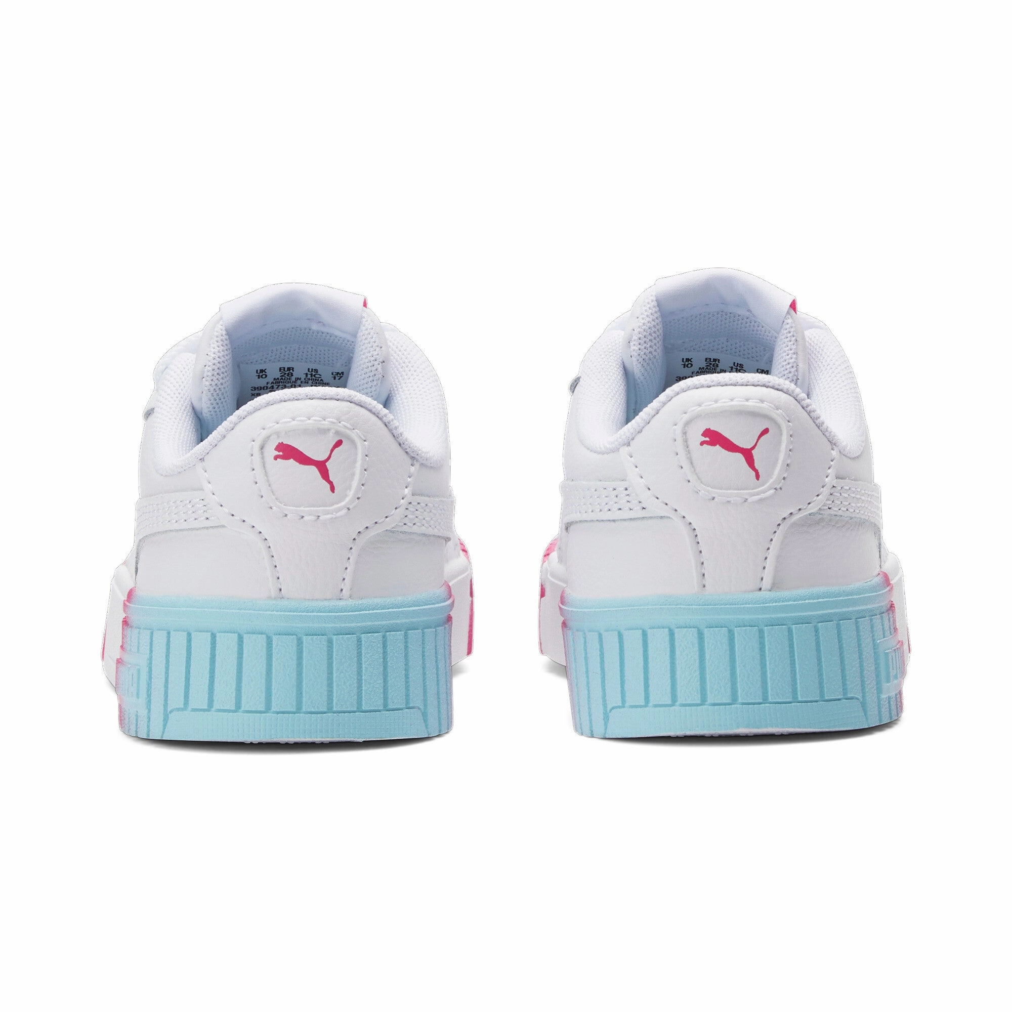 PUMA Little Kids Girls' Carina 2.0 Fade Sneakers