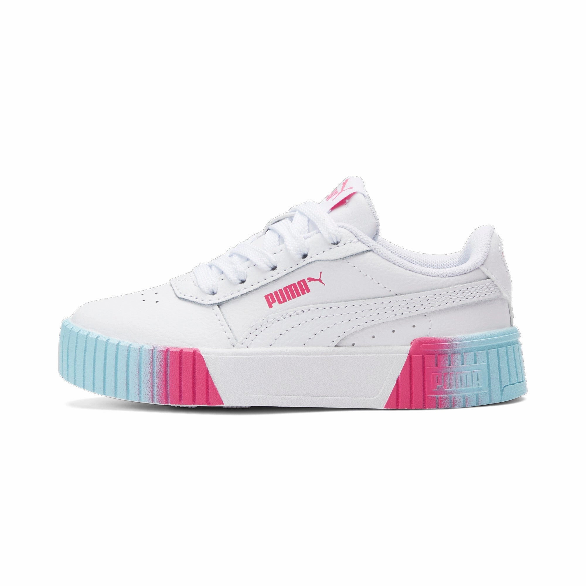 PUMA Little Kids Girls' Carina 2.0 Fade Sneakers Girls Athletic Shoes on sale