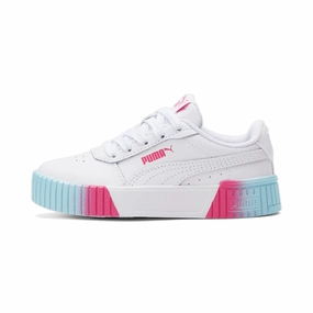 PUMA Little Kids Girls' Carina 2.0 Fade Sneakers Girls Athletic Shoes on sale