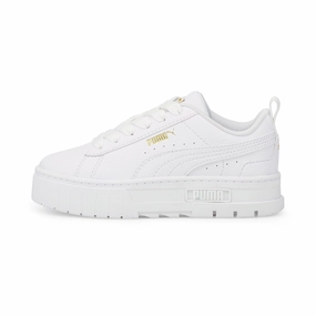 PUMA Little Kids Girls' Mayze Leather Shoes Girls Athletic Shoes on sale