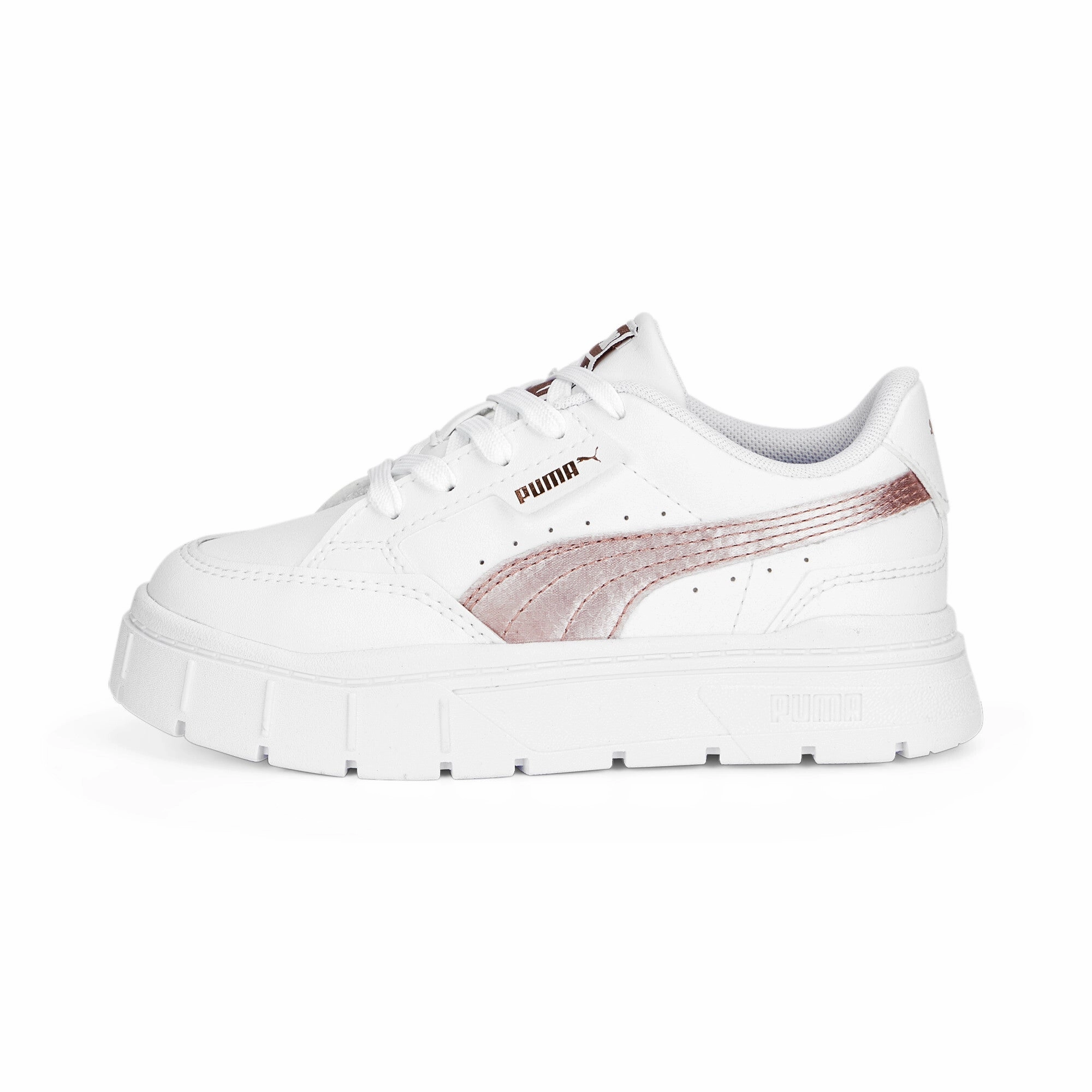 PUMA Little Kids Girls' Mayze Stack Shine Sneakers Girls Athletic Shoes on sale