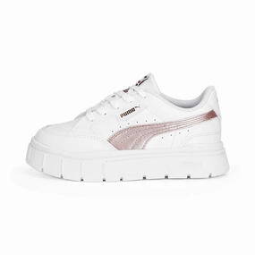 PUMA Little Kids Girls' Mayze Stack Shine Sneakers Girls Athletic Shoes on sale