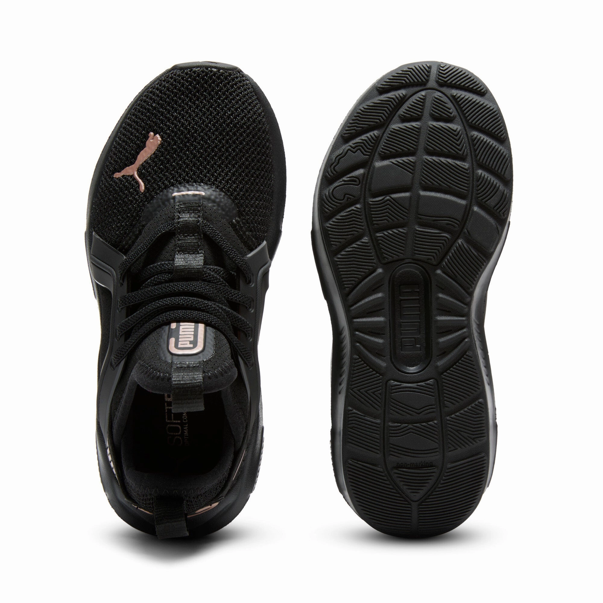 PUMA Little Kids Girls' Soft Enzo 5 Rose Gold Sneakers
