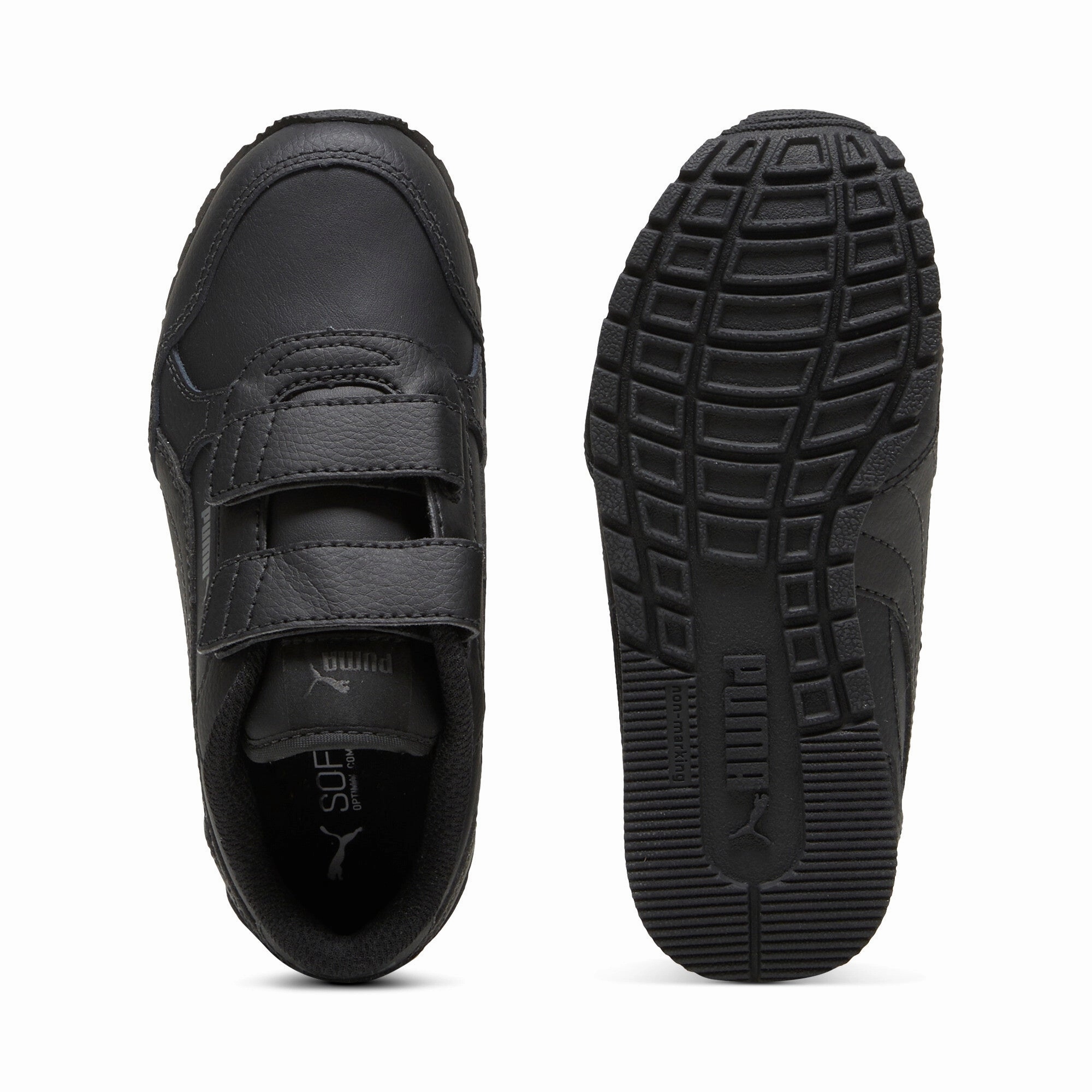 PUMA Little Kids ST Runner v4 Leather Sneakers