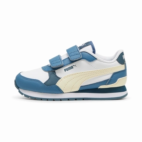 PUMA Little Kids ST Runner v4 Leather Sneakers Discount Boys Footwear online