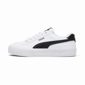 PUMA Men's Court Classic Vulc Formstrip SL Sneakers Cheap Mens Athletic Sneakers