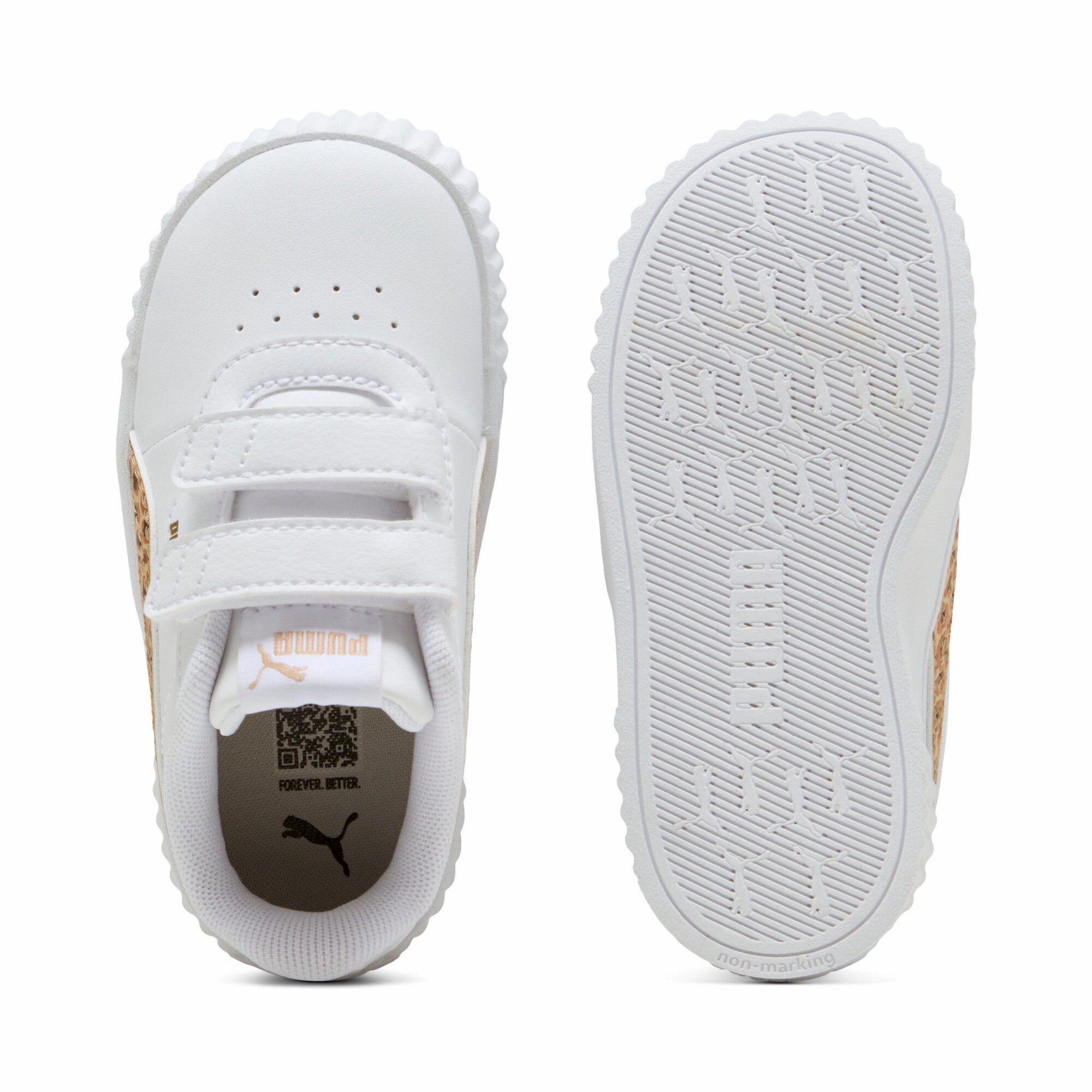 PUMA Toddler Girls' Carina 3.0 Animal Sneakers