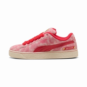 PUMA Unisex Scuderia Ferrari Desert Sun Suede XL Sneakers Cheap Mens Athletic Sneakers