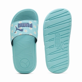 PUMA Women's Cool Cat 2.0 Daisies Sandals Kids Boys Sandals on clearance